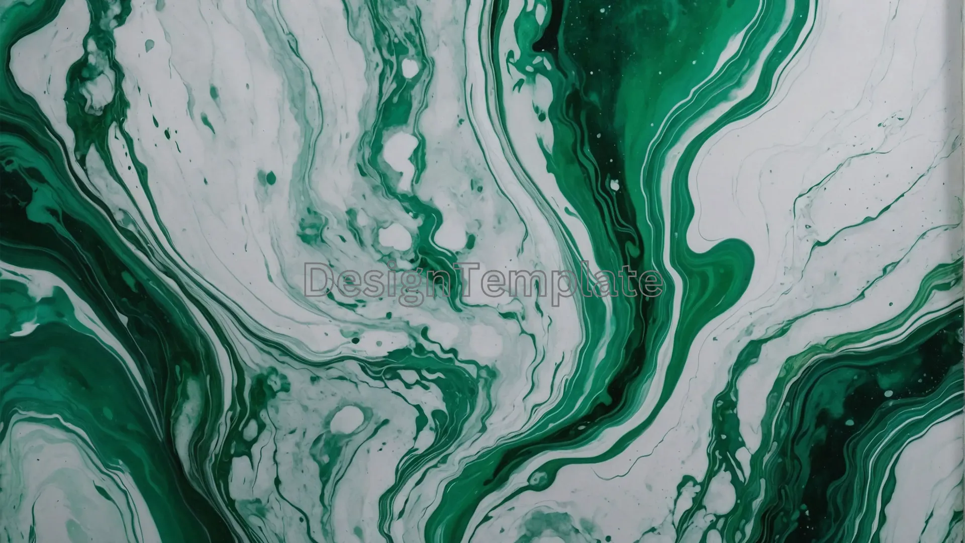 Green and White Marble Texture Image